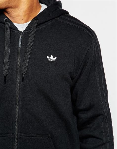 schwarzer kapuzen zipper adidas|adidas Zipper Clothes .